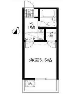 神奈川県横浜市南区永田東2【アパート】の間取り
