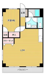 ファーストハイツ今福【2階】の間取り