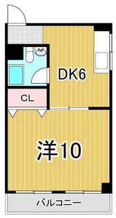 シャトレ―堀切【2階】の間取り