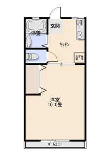 シティハイム アスティ石橋【2階】の間取り