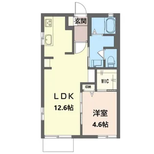 ロイヤルパレスE【1階】の間取り