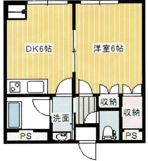 三宏ビル【4階】の間取り