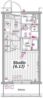 神奈川県川崎市川崎区日進町【マンション】の間取り