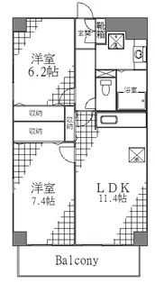 東京都江東区平野3【マンション】の間取り