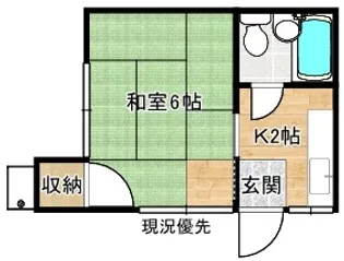 MYコート松江竹矢町【2階】の間取り