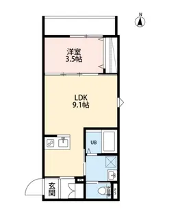 BEARWOOD LAKES市川大野【3階】の間取り