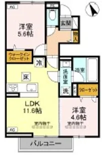 TORISIAS花垣II【1階】の間取り