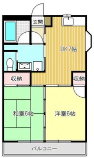 リキマンション【2階】の間取り