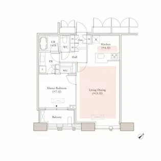 Dマークス西新宿タワー【23階】の間取り