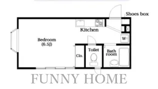 東京都目黒区五本木3【アパート】の間取り