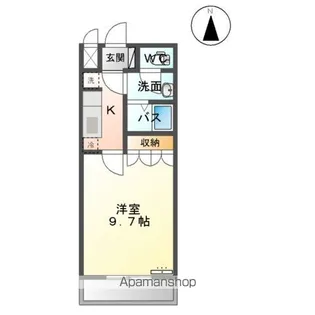茨城県鹿嶋市大字宮中【アパート】の間取り