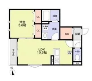 (仮称)川口市仲町1丁目計画【2階】の間取り