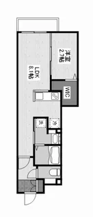 広島県福山市三吉町南2【アパート】の間取り