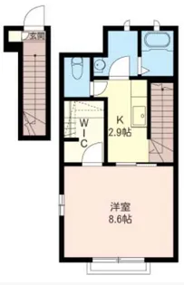 ブランシェ中神【2階】の間取り