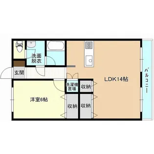 アベニュー東安庭【3階】の間取り