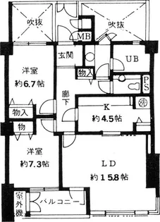 PALACIO BELA VISTA【3階】の間取り