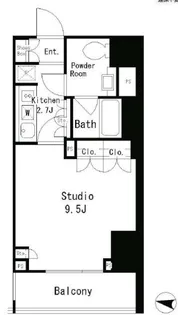 東京都目黒区下目黒2【マンション】の間取り