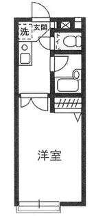 シェモア東中野【1階】の間取り