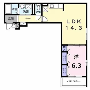 兵庫県神戸市垂水区西舞子1【アパート】の間取り