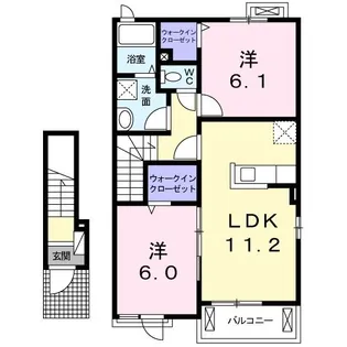 アル・ソラーレ【2階】の間取り