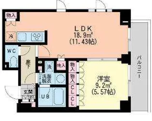 東京都中野区本町6【マンション】の間取り