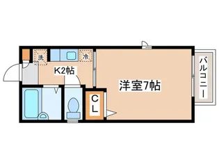 アビタシオン生田第3【2階】の間取り