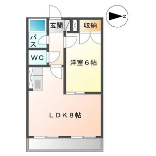 エスタ植田【2階】の間取り