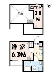 ソフィッタ大宮【1階】の間取り