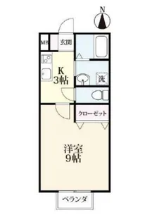 エトワール鬼丸【1階】の間取り