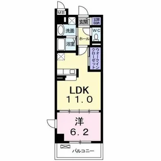 ベルテックス【3階】の間取り