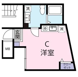 リタ十条【1階】の間取り