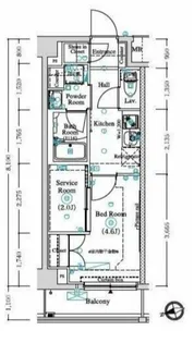 LUMEED蒲田南【2階】の間取り