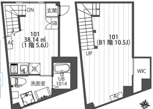 東京都品川区豊町3【マンション】の間取り