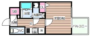 エスリード本町レジデンス【12階】の間取り