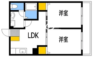 日星ビル【5階】の間取り