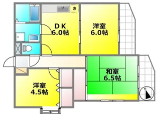 ビラ・ハクベリー【1階】の間取り