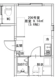 テラス金町【2階】の間取り