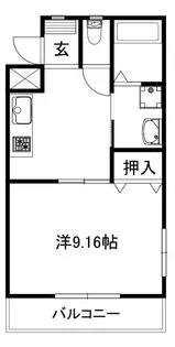 チェスターコート蔵本【1階】の間取り