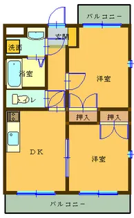 グランドゥールJ【1階】の間取り