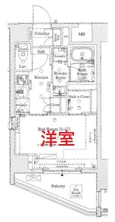 ARKMARK OMORIMACHI RESIDENCE【4階】の間取り
