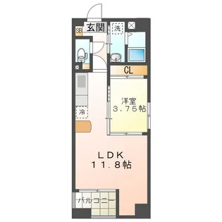 S-FORT鈴鹿【10階】の間取り