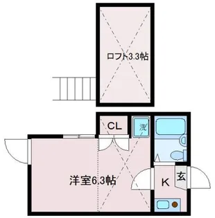 ソレイユ東向島【3階】の間取り