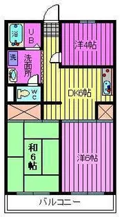 第2渡辺レジデンス【3階】の間取り