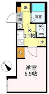 フロレスタ池袋本町【3階】の間取り