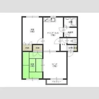 プレジール弥彦【1階】の間取り