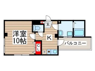 ミリアビタNo.3【7階】の間取り