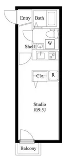 プロスパー飯田橋【1階】の間取り