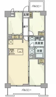 レジデンシャル戸田公園ザ・マークフィールド【2階】の間取り