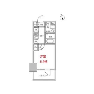 レジディア蒲田IV【5階】の間取り