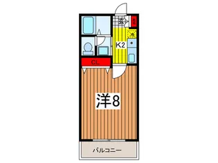 プラザ豊栄【2階】の間取り